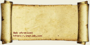 Anđela Mijailović vizit kartica